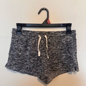 Express Black and White Athletic Shorts